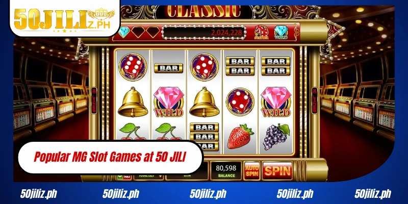 Popular MG Slot Games at 50 JILI